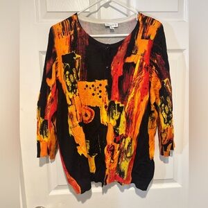 Susan Graver Beaded Button Up Cardigan